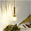 Hängslampor glasbelysning enkel restaurang lampa heminredning inomhus belysning bar lyster sovrum hängande modern led ljus fixtur dro dhose