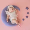 Babymütze, Posing, Bohnen, Mond, Kissen, Sterne, Set für Neugeborene, Fotografie-Requisiten, Kleinkinder, Fotoshooting-Zubehör 240127