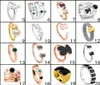 Nuevo todo 2020 100 925 anillo Original de oso de plata esterlina 1 anillo de moda fabricante de joyería conjunto de oso Gift25372499