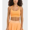 Lu Align Femme Camisoles d'entraînement Réservoirs de gymnastique Vêtements de sport Fitness Soutien-gorge de sport Stretch Nude Sous-vêtements Soutiens-gorge Crop Top Jogger Lemon Lady Gry Sports Girls