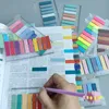 2400 Sheets Transparent Sticky Notes Self Adhesive Book Marker Stickers Annotation Tabs Paper Stationery School Office Supplies 240119