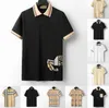 Letnia designerka koszulka polo bb męska polo tshirt damskie najlepsze luksusowe listy designerskie Polos haftowane koszulka z koszulką krótkie rękawy