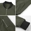 Mens Autumn Lightweight Bomber Jacket Casual Spring Flight Varsity Work Baseball Coat USA Size 240124