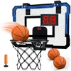 Çocuklar Sports Toys Basketbol Topları Erkek Kızlar 3 Yaşındaki Duvar Tipi Katlanabilir Çember Atma Açık Kapalı Oyunlar 240202