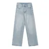 Mäns jeans Lacible tvättade länge 2024 Säljer flera fickor våren Autumn streetwear män kvinnor hiphop byxor