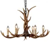 Żyrandole Belle Nordic Antler Pendent Lampa American Retro salon w jadalnia willa kawiarnia sklep odzieżowy Dekoracja Dekoracja żyrandol