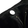 Denim Jeans Hole Design Mode Laque Pied Pantalons Décontractés Stretch Coupe Régulière Noir Long Hip Hop Hommes Quatre Saisons Plus Taille 240124