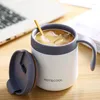 Water Bottles Office Insulation Mug Stainless Steel Simple Coffee Cup Men And Women Couples With Handle Tea Students