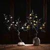 Symulacja kwiatów dekoracyjna kwiat jabłkowy kwiat wiśni sztuczny kwiat jedwabny stół do dekoracji śliwki fałszywy oncidium na dom weselny