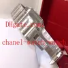 Nouveau acier et or rose 18 carats cadran argenté montre automatique pour hommes W200728G montres-bracelets pour hommes boîte d'origine 229m