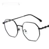 Anti Blue Plain Eyeglass Frame Can Be Equipped with Different Degrees for Commuting, Fashionable OL Photography, and the Same Flat Light Mirror