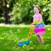 Bubble Lawn Mower For Toddlers Kids Blower Maker Machine Summer Outdoor Backyard Toys Preschool Baby Boys Girls 240202