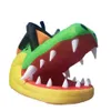 wholesale Multifunctional Animal Inflatable Mouth Alligator Head Tunnel For Sports Event Or DJ Booth
