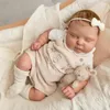 Ankomst 21Inch har redan avslutat målade Reborn Doll Kit Peaches målade med synliga vener Bebe Reborn Kit med tygkropp 240131