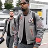 American Retro Letter Embroidered Jackets Coat Men Y2K Street Hip Hop Trend Baseball Uniform Couple Casual Loose Jacket 240201