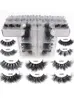 10-50 Pack/Lot cils de vison moelleux maquillage en gros faux cils vaporeux naturel cils de vison courts 240124