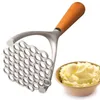 Schiacciapatate manuale Pressa per patate a base di carne Frusta Taglierina per alimenti Frantoio Gadget da cucina per la casa Spingitore per aglio multifunzionale 240129