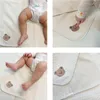 60*120cm bebek bebek bezi değiştirme kapağı çok fonksiyonlu katlanabilir bebek bezi paspas yıkanabilir basit yatak yeniden kullanılabilir yatak ped 240129