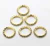 حلقات إصبع الذهب من الكريستال حجر الراين للنساء قابلة للتعديل حلقات إصبع القدم ، مجموعة كاملة من خاتم الزفاف 264v2312879