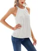 Damen-Tanktops, Pailletten-Neckholder-Tops für Damen, lockere, ärmellose, elegante, glitzernde Tank-Unterhemden, Party, Club, Cocktail-Weste