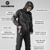 ROCKBROS MTB Bike Jacket Waterproof Lightweight Breathable Reflective Bicycle Suits Windproof Jersey Raincoat Cycling Equipment 240131