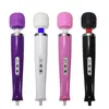 Black Wolf 10 Speed ​​AV Vibrator kraftfullt Magic Wand G-Spot Stimulation Massager CLIT Vibrators Sex Toys For Women Masturbation 240130