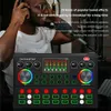Live geluidskaart Podcastapparatuur Microfoon Audiomixer DJ Audio Geluidsmixer Stemwisselaar Live streaming Game Zingen Opnemen 240119