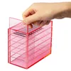 Makeup Brushes 5 Layers Transparent Eyelash Box Acrylic Lash Pallet Holder False