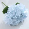 Decorative Flowers Artificial Silk Hydrangea Bouque For Wedding Home Party Living Room Table Decoration Accessories Fake Favors