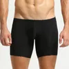 Underbyxor Mens Tight Boxer Underwear Elastic Waistband Bulge Pouch Shorts Boxershorts Trosor Träning Gymträning Badkläder