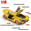 1/18 Lambor CAR MODEL ALOY DIECast Boys Toy Sian FKP37 Supercar High Symulacja 4 drzwi otwarte z lekkimi kolekcjami dla dzieci zabawki 240131