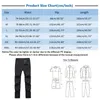 Men's Pants Soild Hiking Trousers Winter Windproof Work Trouser Lined Fleece Warm With Pockets Outdoor Fitness Pant Ropa