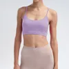 AL Yoga Sports Bras AIRL Intrigue Bra Backless Yoga Wear Tops Women Adjustable Crisscrossing Straps Elastic Shoulder Strap Ventilation Sports Vest with Chest Pad