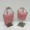 Sacos de balde sacos de designer moda feminina bolsas as sacolas de couro mini crossbody sacos de alta qualidade sacos de ombro de luxo sacos de embreagem carteira sacos rosa mamãe