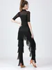 Women's Pants 2024 Sexy In Women Fringed Trousers Multi-layer Solid Color Dance Tassels Party Female Clothes Plus Size