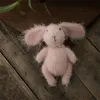urodzone rekwizyty Pyficzne dla niemowląt słodkie zwierzęta ręcznie robione wełniane lalki królika