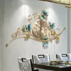 Orologi da parete Orologio 3D grande orologio di lusso in metallo silenzioso nordico geometrico xenomorfo design moderno soggiorno casa
