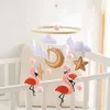 Jouets pour bébé 0 12 mois Flamingo Mobiles Montessori bébé hochets décoration de chambre bébé poussette lit cloche pour bébé né cadeaux 240118