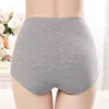 Kvinnors trosor 5st hög midja bomullskvinnor Body Shaper Underwear Plus Size XL-4XL Fashion Girls Briefs sömlös sexig kvinnlig underkläder