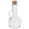 Dinnerware Sets Syrup Dispenser Long Neck Wooden Stopper) 1 Kitchen Supply Castor Small Condiment Bottle Oil Olive Cruet