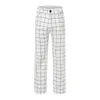 Pantaloni da uomo Uomo Quattro stagioni Moda Casual Plaid Stampato Tasca Cerniera Bottone Piedi Completo Corsa Allenamento Jogging Lungo