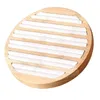 Jewelry Pouches Bamboo Wood Ring Earrings Storage Box Display Tray Hundred Counter