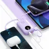 Portable Mini Power Bank With Cable 22.5W Fast Charging 20000mAh Powerbank for iPhone 14 13 Xiaomi Huawei External Battery Pack