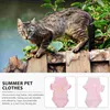 Costumes de chat vêtements sans poils manteau respectueux de la peau animal de compagnie mignon chien thermique hiver Costume velours chaud