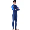 Roupa de banho feminina DIVESAIL Terno de mergulho de uma peça UPF 50 Snorkeling Surf Wetsuit Mangas compridas Secagem rápida Maiô esportivo aquático para homens