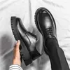 Zapatos de vestir Punta redonda Tamaño pequeño Gents Tacones Hombres Boda Drop Zapatillas Deportes Vietnam Precio Caro Krasovki XXW3