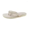 Slippers Flat Shoes Female Rubber Flip Flops Woman's Luxury Slides Hawaiian 2024 Designer Beach Rome Basic PU Fabric Ca