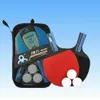 Velocità e rotazione PPong Set da ping pong/racchette con 2 racchette e 3 palline Borsa per esercizi per bambini in gomma double face unisex 240123