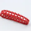 Link Bracelets DIY Irregular Branch Charm Red Sea Coral Knited Elastic Rope Jewelry For Women Vintage Elegant Accessories Gifts Party