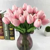 Decoratieve bloemen 5 stks/pak kunstbloem tulp PU nep boeket cadeau huis tuin bruiloft decoratie